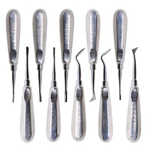 Élévateur dentaire ergonomique en acier inoxydable, instrument manuel d'extraction dentaire, couleur argent, outil chirurgical de classe I - Product Image 4
