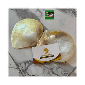 Assiette de luxe en nacre naturelle, vaisselle artisanale haut de gamme pour événements gastronomiques exclusifs - Product Image 2
