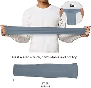 Manches de protection UV à séchage rapide unisexes en Spandex/Polyester pour le cyclisme, la gym, la course à pied, le basketball, le fitness et les activités sportives en extérieur - Product Image 6