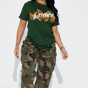 Premium Quality 100%Cotton Women's Tshirts Oversized <b>Distressed</b> T Shirts Loose Casual Drop Shoulder Short Sleeves Plain T Shirt - Product Image 1