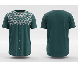 เสื้อเบสบอลทีมแบบสั่งทำพิเศษ พิมพ์ลายแบบซับลิเมชั่น |   ชุดเบสบอลทีมพร้อมโลโก้และหมายเลขแบบกำหนดเอง |   โพลีเอสเตอร์ที่ระบายอากาศได้ดี - Product Image 1