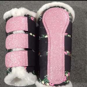 High Quality Custom Neoprene Faux Fur <b>Brushing</b> <b>Boots</b> Breathable Equestrian Horse Products Direct From Pakistan Manufacturer - Product Image 5