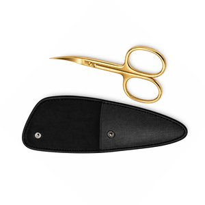 Tijeras para Cutículas de Acero Inoxidable Premium con Hoja Curva y Estuche de Cuero Negro para un Cuidado Preciso de las Uñas - Product Image 6