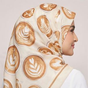 Pañuelo Hijab para Mujer, Diseño Cuadriculado Estampado, Transpirable, Ecológico, Suave y de Primera Calidad, Marca Gelasia - Product Image 4