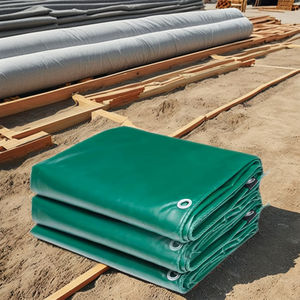 Haute qualité taille personnalisée coloré PVC enduit industriel imperméable Polyester Teslin maille 100% Polyester fabriqué au Vietnam - Product Image 1