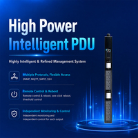 PDU intelligent haute puissance 250V 20A avec 8 prises NEMA6-20R, contrôle et surveillance individuels, SNMP MQTT, pour armoire de serveur industrielle