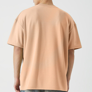 T-shirt ample vintage en coton respirant et écologique à épaules tombantes pour homme – Nouvelle collection été - Product Image 5