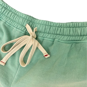 Shorts de survêtement unisexe délavés effet soleil avec cordons longs, impression 3D personnalisée, 100% coton, bords bruts, shorts d'été délavés à l'acide pour hommes - Product Image 3