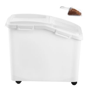 Contenitore Grande da 50L (11,4 Galloni) per Riso, Dispenser per Cibo per Cani, Contenitore per Cereali e Farina per Cucina, Adatto agli Animali Domestici - Product Image 5