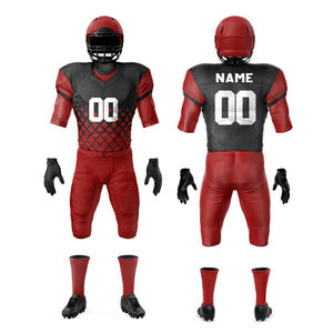Attractive Design Your Own Custom Made American Football Jersey And Shorts Set Latest Model American Football Uniform For Unisex - Product Image 1