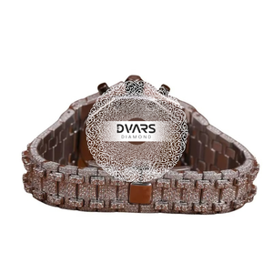 Reloj de Pulsera de Cuarzo Premier Business, Premium, Resistente al Agua, Aleación, Cristal de Zafiro, D Color VVS1, Diamante Moissanite, Ejecutivo, Elegante - Product Image 2
