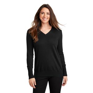 Maglione da Donna con Scollo a V LSW285, Comodo Maglioncino Femminile con Scollo a V - Product Image 2