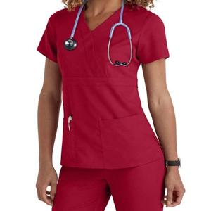 Ensemble d'uniformes médicaux pour clinique – Tissu confortable, tenue de travail quotidienne pour le personnel infirmier, léger, respirant, coupe moderne - Product Image 2