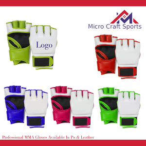 Gants de boxe MMA professionnels en cuir PU, logo personnalisé, fermeture étanche, antidérapants, équipement de boxe de haute qualité, fabricant - Product Image 2