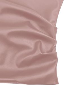 Top de Cuero para Mujer, Fabricante OEM, Top Corto sin Mangas Personalizado, Suministro al por Mayor - Product Image 4