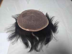 ท็อปเป้ผมแท้แบบเต็มศีรษะสำหรับผู้ชาย ผมอินเดียเรมี่ แบบลอน ความหนาแน่น 100% ความยาวสั้น TAZ HAIR BANGLADESH - Product Image 3