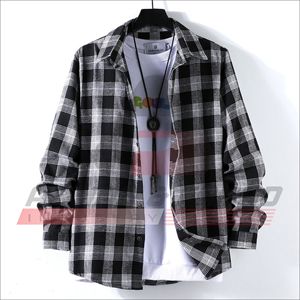 Men's Long Sleeve Plaid Shirt Woven Casual Regular Fit Blue <b>Checkered</b> Pattern <b>Top</b> - Product Image 6