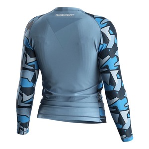 Men's Sleeveless Sublimated Rash Guard <b>Shirt</b> Geometric Print Quick Dry Polyester/Cotton UPF50+ Anti-Bacterial Breathable Workout - Product Image 2