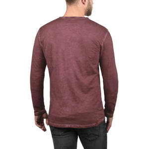 Camiseta de Manga Larga con Cuello Redondo para Hombre, 100% Algodón Jersey (240g), Ecológica, Transpirable, Antiencogimiento, Corte Regular, Estampado Digital Informal - Product Image 3