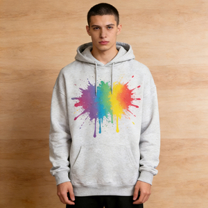 Sudaderas Extra Grandes para Hombre, con Capucha, Color Sólido, Bolsillos, Forro Polar, Estilo Casual, Urbano, Invierno, Ecológico, Vintage, 100% Algodón - Product Image 1