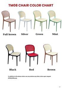 Silla de Plástico Moldeado Imitación Mimbre Roja de Alta Gama, Moderna, Impermeable y Duradera, Cómoda para Uso en Jardín Exterior - Product Image 4