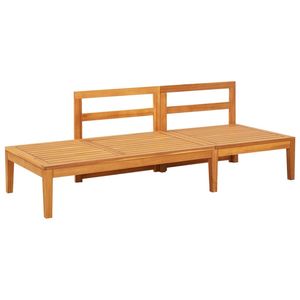 Banco de Jardín Gris Oscuro con Madera Natural para Patio - Product Image 6