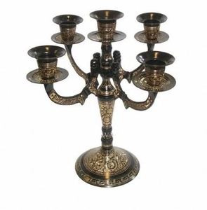 Genuine Quality Decorative <b>Brass</b> Candle <b>Holder</b> for Wedding Centerpiece for Premium Decor At Low Price By Manufacturer - Product Image 2