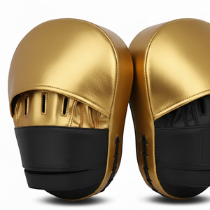 Professional Training <b>Focus</b> <b>Pads</b> Custom Made Leather Boxing <b>Focus</b> Mitts High Quality Custom Logo <b>Focus</b> Mitts - Product Image 6
