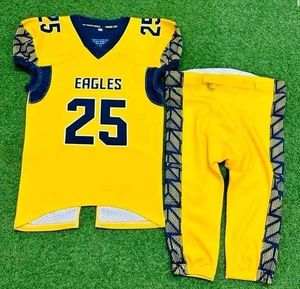 Uniforme de football américain sur mesure de haute qualité avec logo personnalisé, style unique, uniforme de football américain avec broderie, vente en gros - Product Image 4