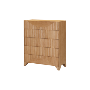 HAVSU RANGE Collection Best Quality Eco-Friendly <b>Rustic</b> New Design Bedroom Furniture Traditional Dresser Wood Tallboy <b>Cabinet</b> - Product Image 1