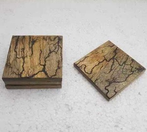 Eco Friendly Classic Modern Wooden Tea Coaster Set Heat Resistant Non-Slip Durable Reusable <b>Table</b> <b>Mats</b> & Pads Best Price - Product Image 1