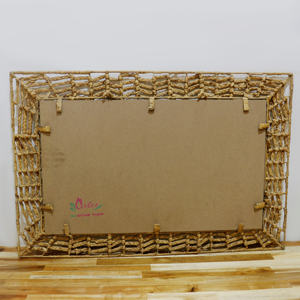 Panier de rangement tressé artisanal en jacinthe d'eau, fabriqué à la main, Artex Dong Thap Factory, artisanat vietnamien, modèle SD1849A-1NA - Product Image 4