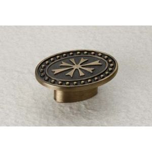 Modern Zinc Oval Furniture Knob For Kitchen Bathroom Home Office Living Room Bedroom Hotel Office Building Cabinet Drawer Pack - Product Image 3