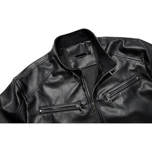 Nouvelle Arrivée 2026 – Blouson en Cuir Véritable Unisexe à Blocs de Couleurs pour Homme – Qualité Supérieure Personnalisable – Vente en Gros - Product Image 4