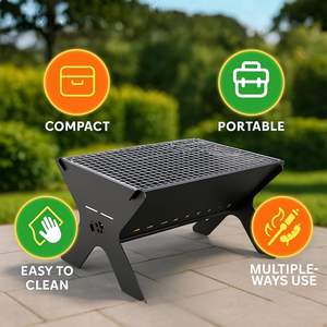 High Quality Steel Modern Outdoor <b>Fire</b> <b>Pit</b> Natural <b>Gas</b> Freestanding Portable 9999 BTU Heating Ambience for Garden Patio Evening - Product Image 2