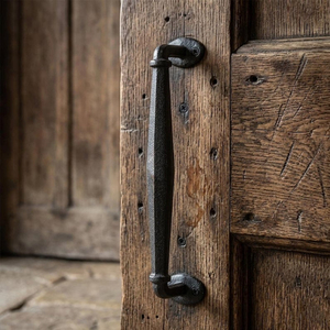 Poignée de porte métallique robuste, finition noire, style moderne, installation par perçage, rail à crochet pour porte, fenêtre, portail - Product Image 5