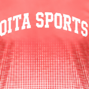 Coral and <b>White</b> Gradient Sublimation <b>T</b> <b>Shirt</b> Men Short Sleeve Crew Neck Custom Printed Sports Training Performance Athletic - Product Image 5
