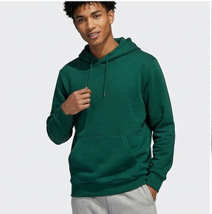 Sudadera con Capucha Verde para Hombre, Corte Regular, Color Sólido, Informal, de Forro Polar, para Otoño - Product Image 3