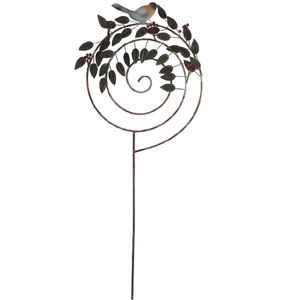 Nouvelle Conception Moderne en Fer et en Forme de Feuille de Fleur pour Jardin, Outil de Décoration de Jardin Durable, Vente Chaude - Product Image 1