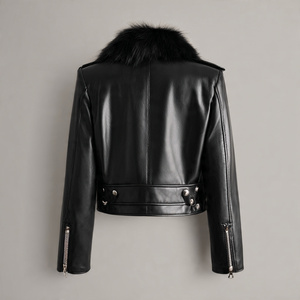 เสื้อแจ็คเก็ตหนังขนสัตว์คุณภาพสูงสำหรับผู้หญิง - Product Image 6