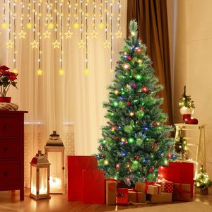 Pre-Lit Artificial Christmas <b>Tree</b> 6 Feet with 300/400/500 <b>LED</b> <b>Lights</b> - Product Image 4