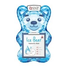 Maschere viso idratanti all'acido ialuronico SNP, confezione da 20 pezzi, serie Ice Bear scontata - Product Image 1