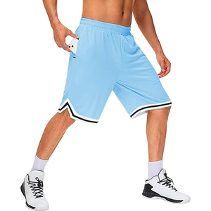 Fabricant OEM ODM de shorts de sport de football grande taille personnalisés, séchage rapide, respirants, avec poche discrète, pour la gym, vente en gros - Product Image 5