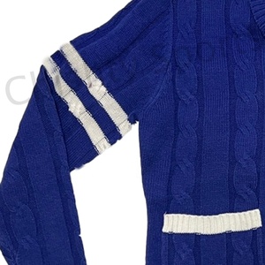 เสื้อสเวตเตอร์ถักแคชเมียร์ถักแบบหนาแฟชั่นสไตล์นักศึกษาคาร์ดิแกนถักทรงหลวมสำหรับฤดูใบไม้ร่วงฤดูหนาว - Product Image 3