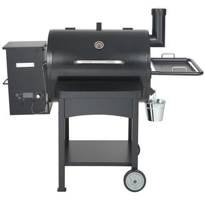Griglia BBQ in Ferro Resistente da 53 Pollici con Opzione Gas Propano, Mini Affumicatore Portatile da Tavolo per Giardino - Product Image 1