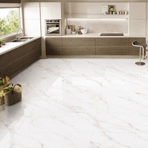 Azulejos de Porcelana de Lujo con Aspecto de Mármol, 600x1200mm, Modernos, con Acabado Brillante, Aislamiento Térmico, para Pisos y Paredes Interiores - Product Image 1