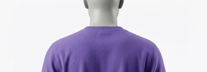 Sweat-shirt à col rond pour homme, couleur unie, coupe classique, tricoté, style décontracté, violet - Product Image 5