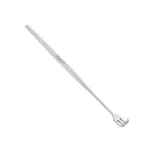 Retractor Small Curve 165 mm 6.12" 4 Prongs Sharp Depth 5 mm Width 9,5 mm Retractor L Shaped Surgical Retractors - Product Image 2