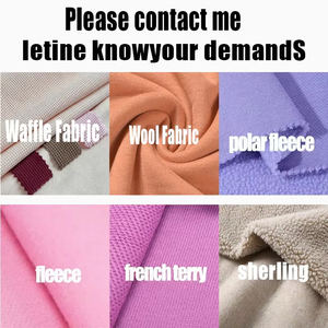 Sudadera con Capucha Larga Informal para Mujer, Tejida, de Felpa Suave, para Invierno, Corte Holgado, con Logotipo Frontal - Product Image 2