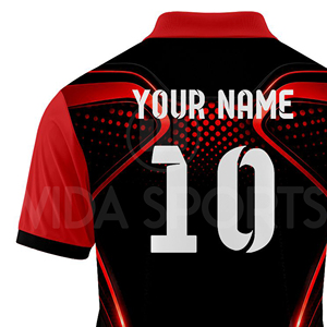 Camiseta de Cricket para Hombre, Diseño Personalizado por Sublimación, Camiseta Corta Estampada, Tejido Transpirable de Secado Rápido, Fabricante de Uniformes de Cricket para Equipos - Product Image 5
